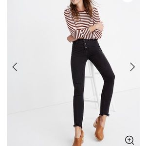 Madewell 10" High-Rise Button Fly Jeans